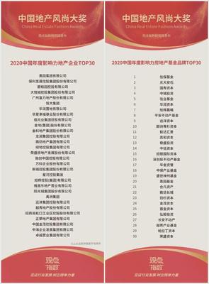 中國奧園榮膺雙料殊榮，領航中國房地產投資新格局